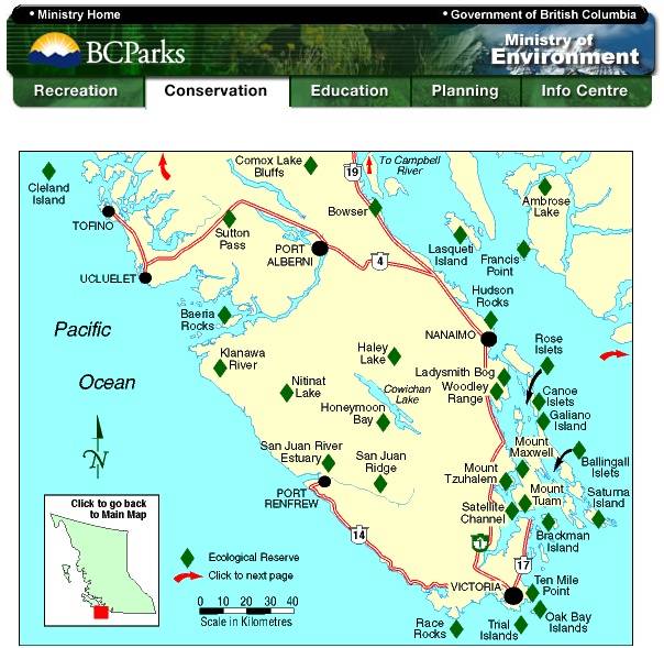 Vancouver Island Lighthouses Map Vancouver Island Lighthouses Map
