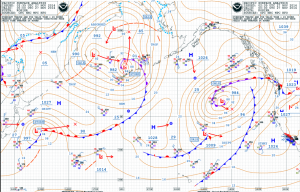 NOAA pacific Pressure Centres