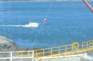 Pleasure craft near jetty