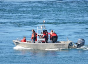 Kyle takes visitors for a tour around the Ecological Reserve.